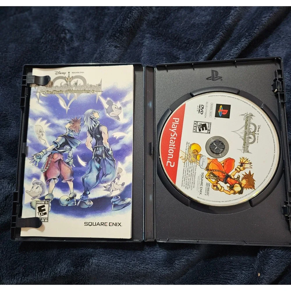 Kingdom Hearts II Sony PlayStation 2 PS2 Black Label Disney Square Enix Complete